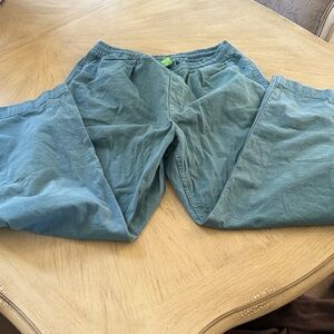HUF Men's Casual Teal Khakis